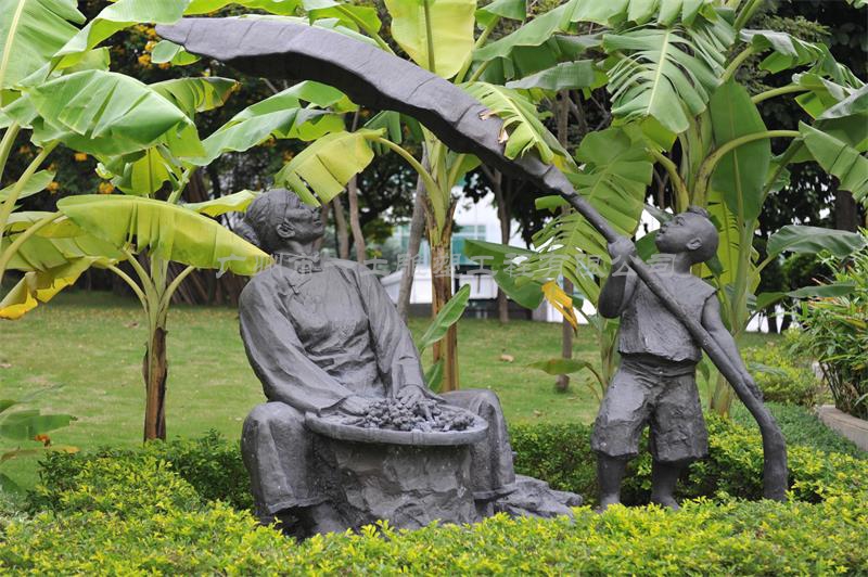 1484034543414023.jpg 《揀中藥》廣州市廣東省中醫院2009年 材料 鑄銅 尺寸 2米×2.4米.JPG